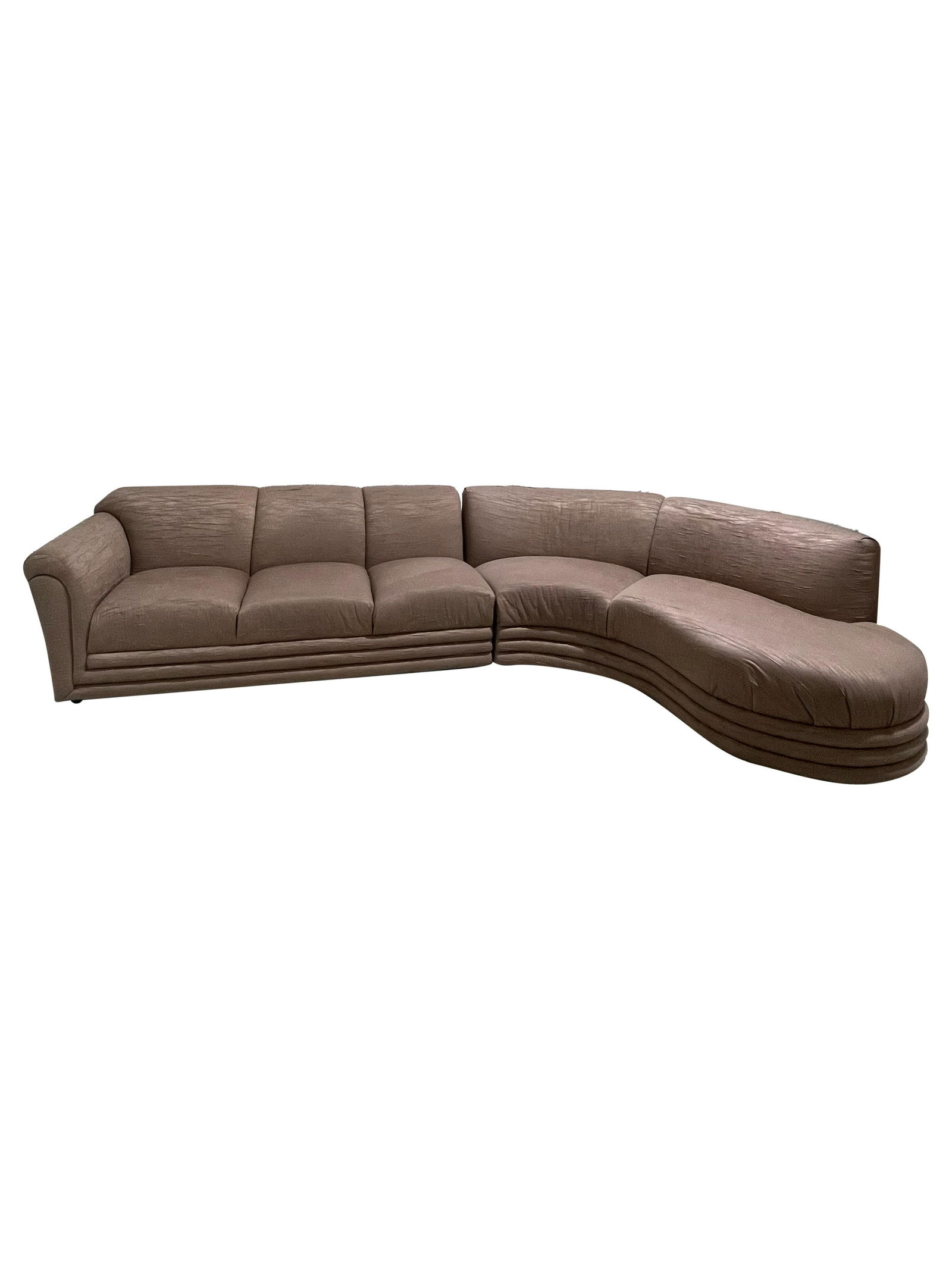 Two Part Cloud Style Sectional Sofa (1 of 3)