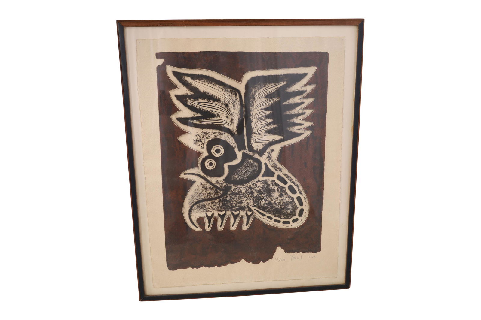 Bird Lithograph (1 of 2)