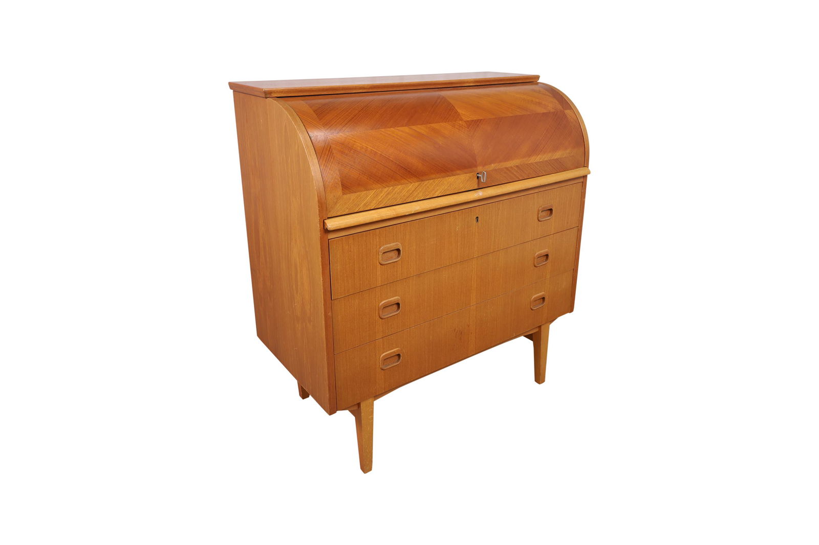 Swedish Teak Secretary Desk (1 of 4)