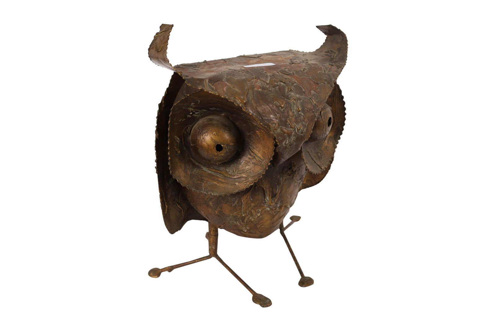 Curtis Jere - Owl Sculpture: Description - Curtis Jere owl sculpture. Dimensions -