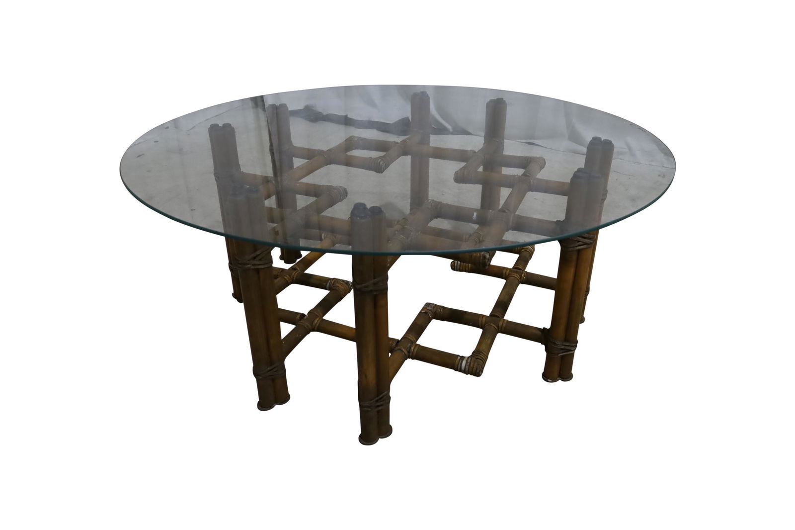 McGuire - Bamboo Glass Coffee Table (1 of 4)