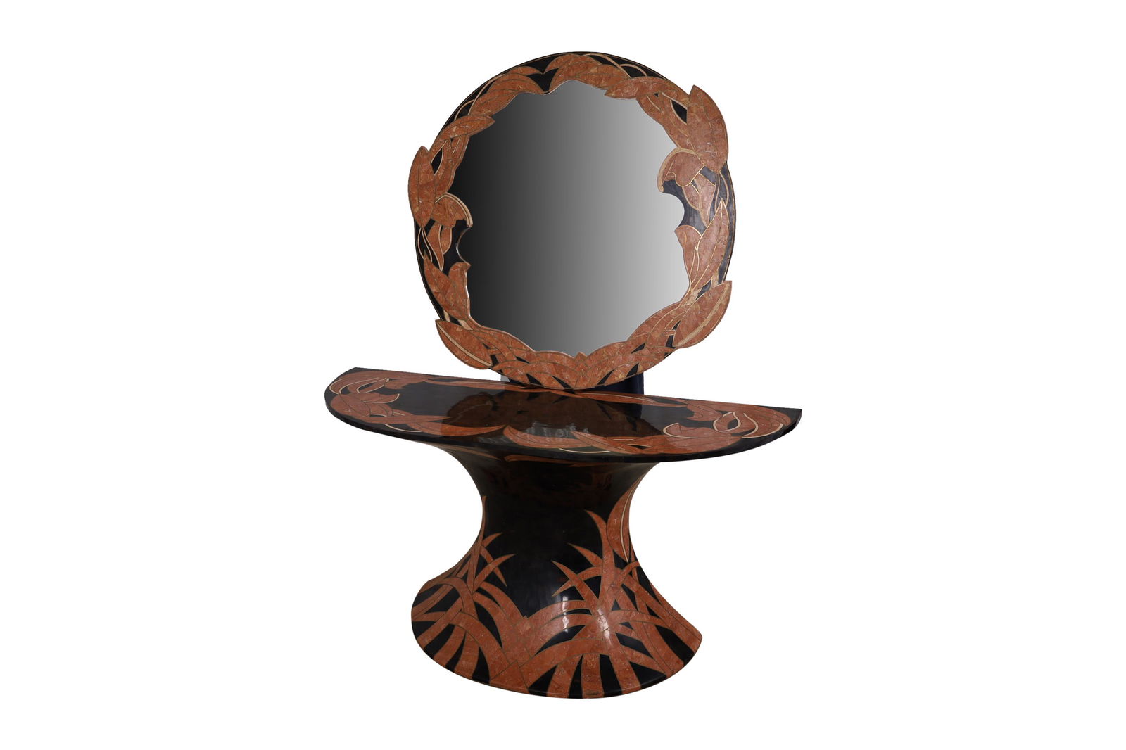 1980's Console Table and Mirror (1 of 3)