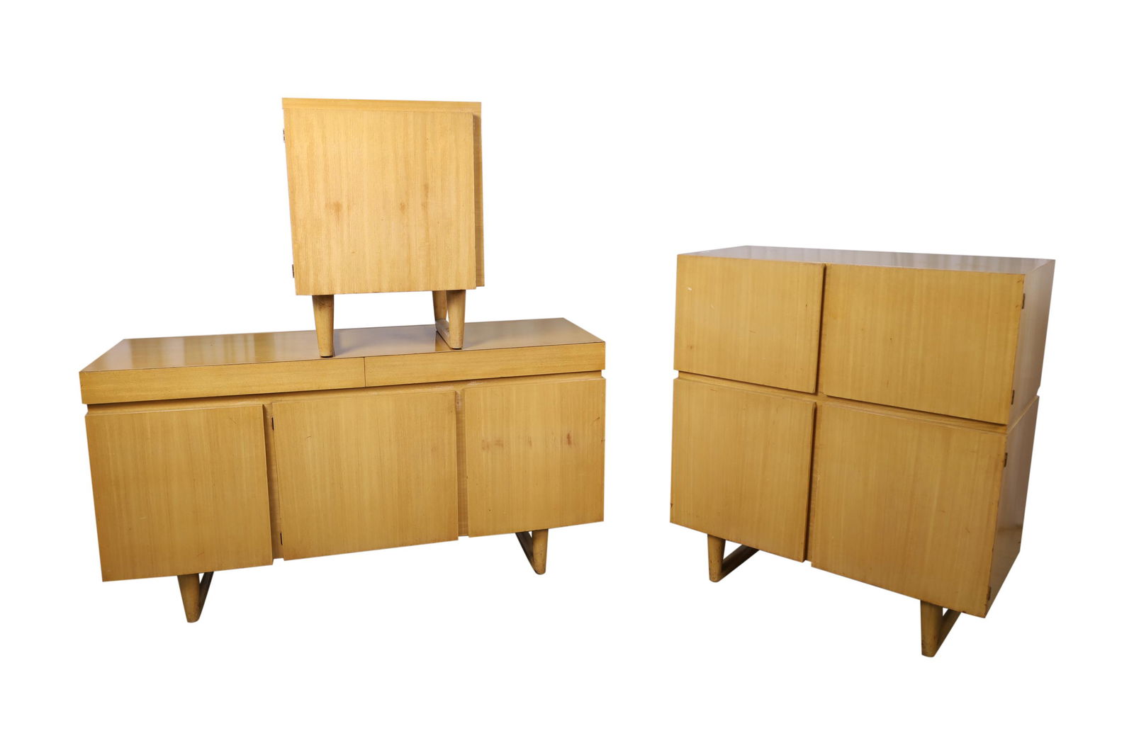 George Nelson Style - Blonde Bedroom Set (1 of 3)