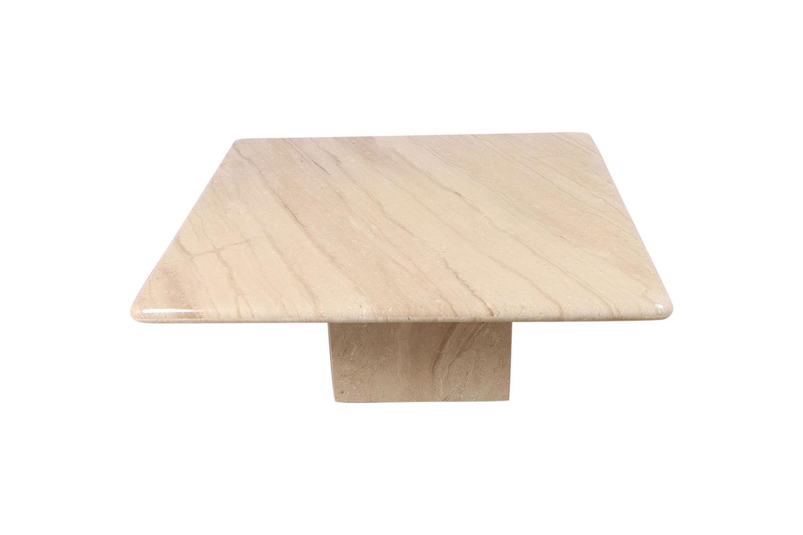 Travertine Marble Coffee Table (1 of 2)
