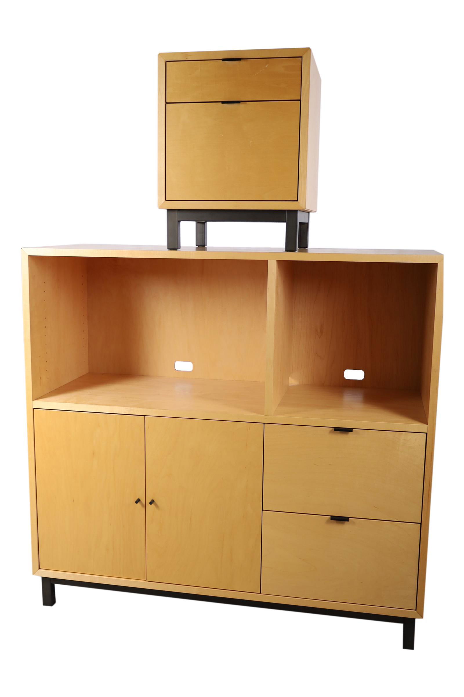 George Nelson Style - Cabinet and End Stand (1 of 3)