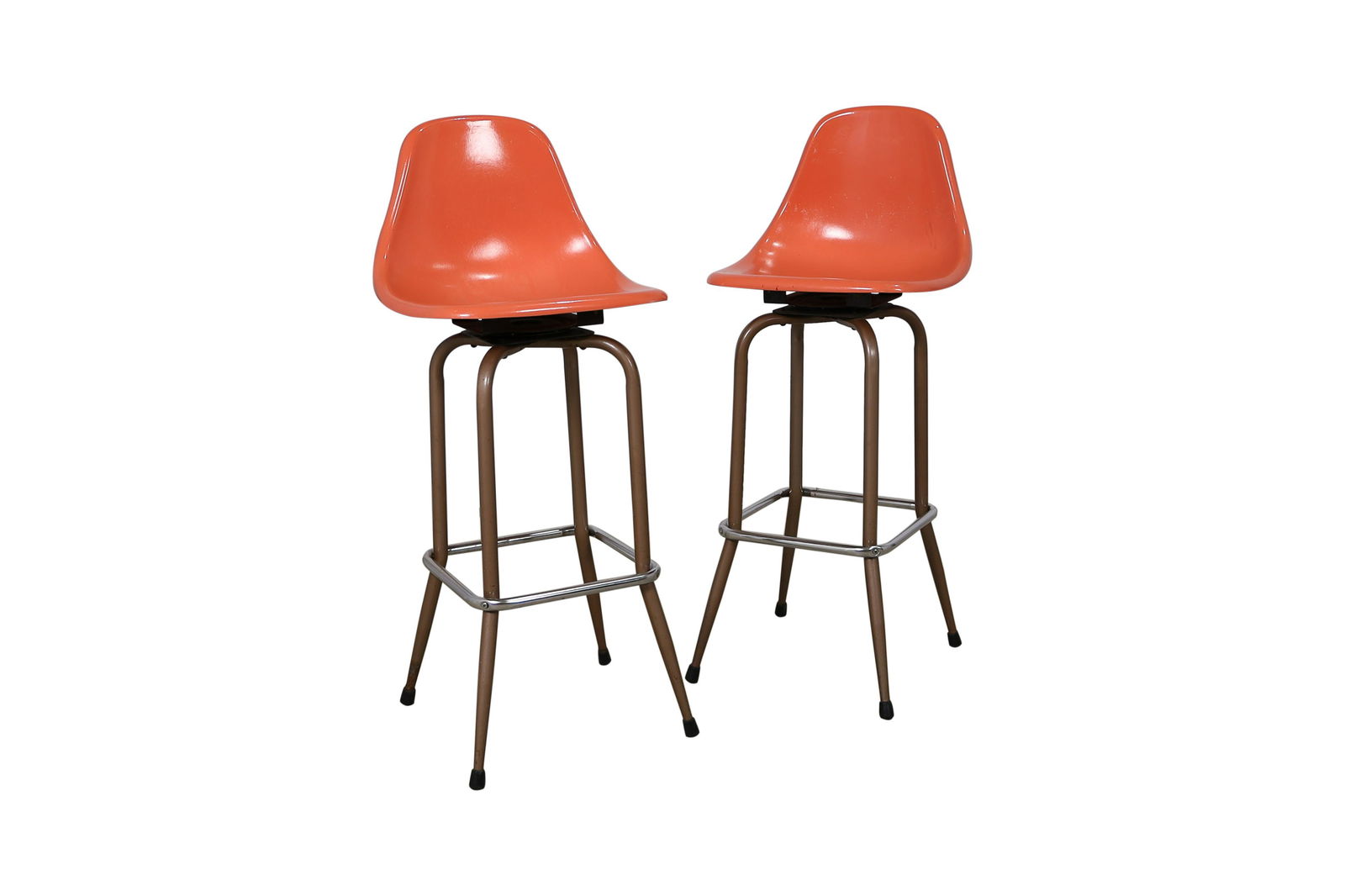 Eames Style - Shell Stools - Pair (1 of 2)