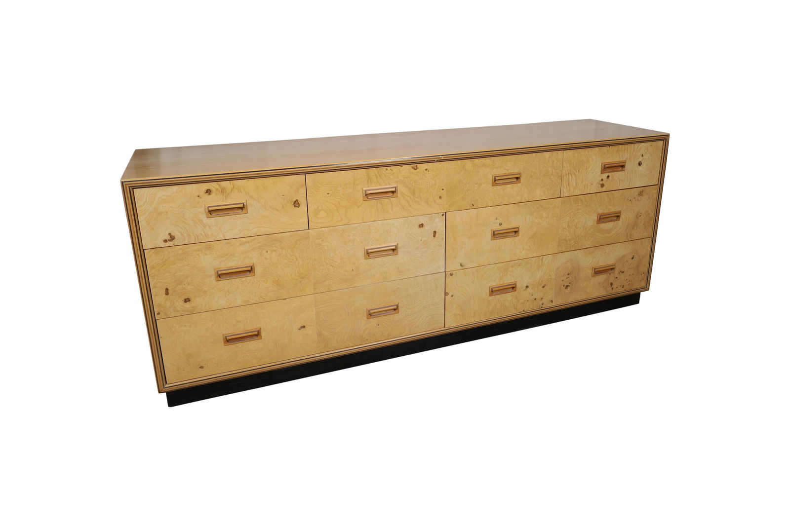 Henredon - Scene II Burl Triple Dresser (1 of 4)