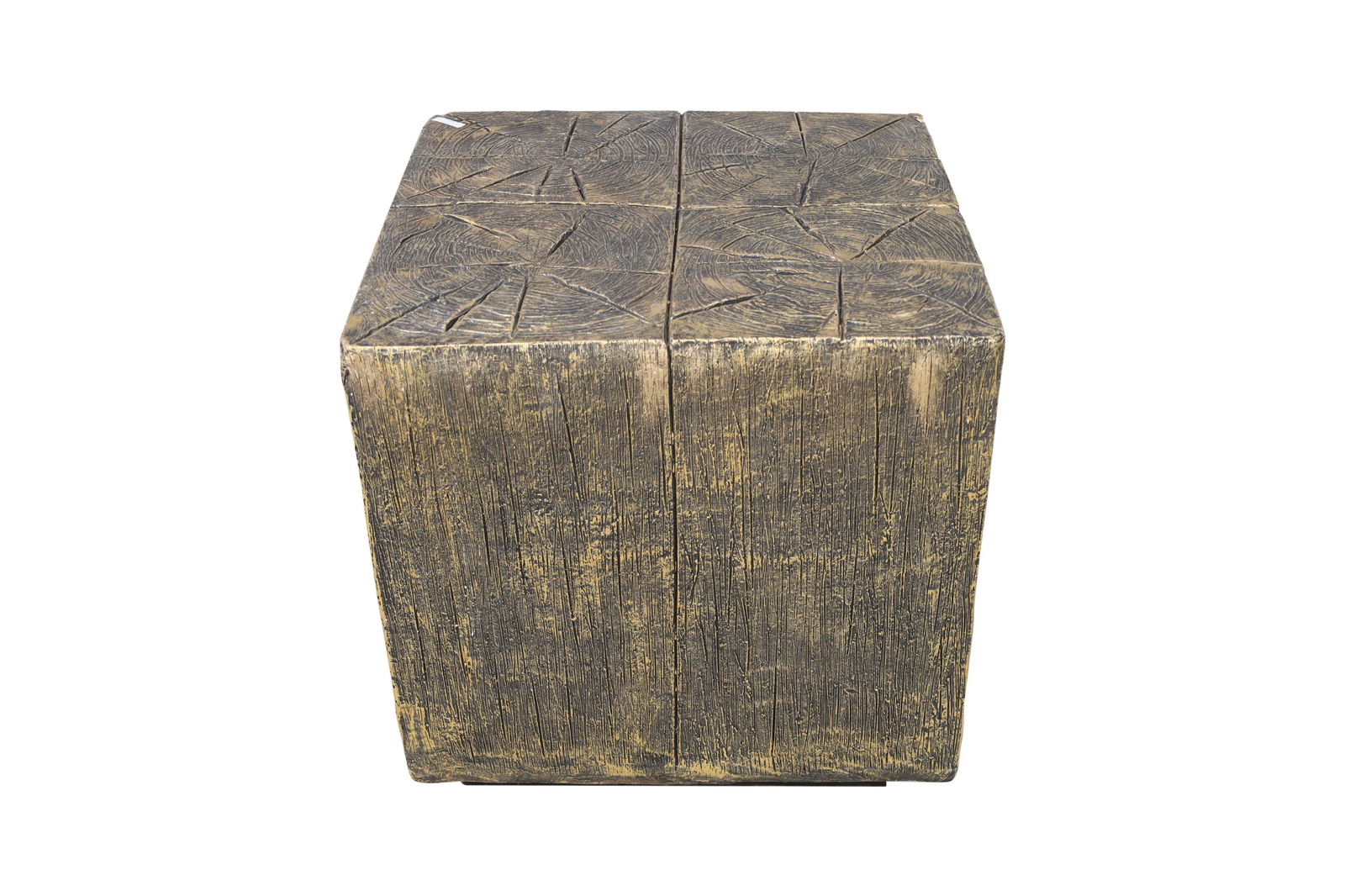 Brutalist  Style Cube Table (1 of 3)