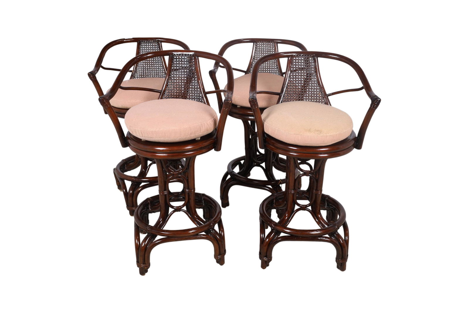 Rattan Swivel Stools - 4 (1 of 6)