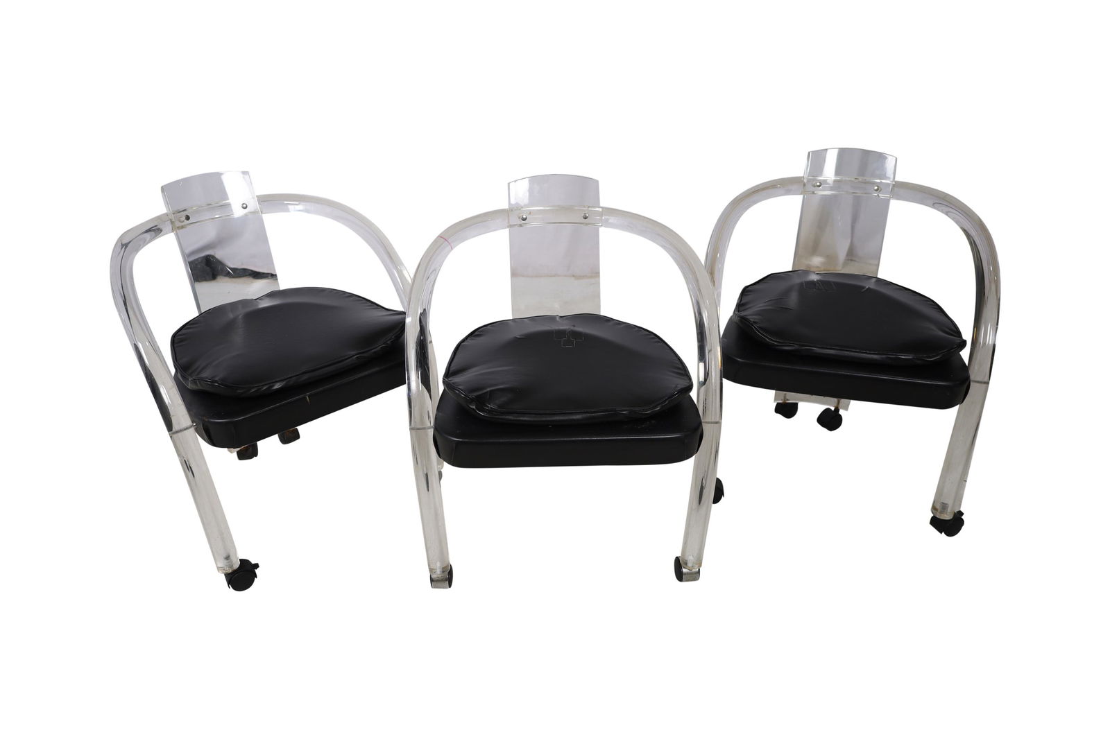 Sculpted Lucite Chairs - 3 (1 of 5)