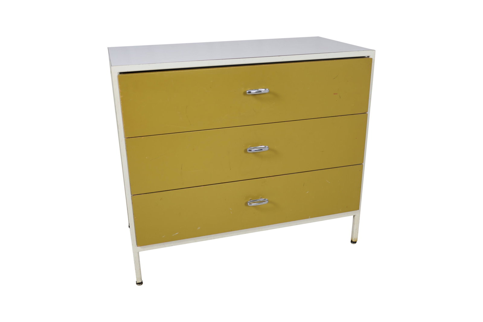 George Nelson - Skeleton Chest: Description - George Nelson skeleton chest signed. Dimensions - 30" x 33" x 17"