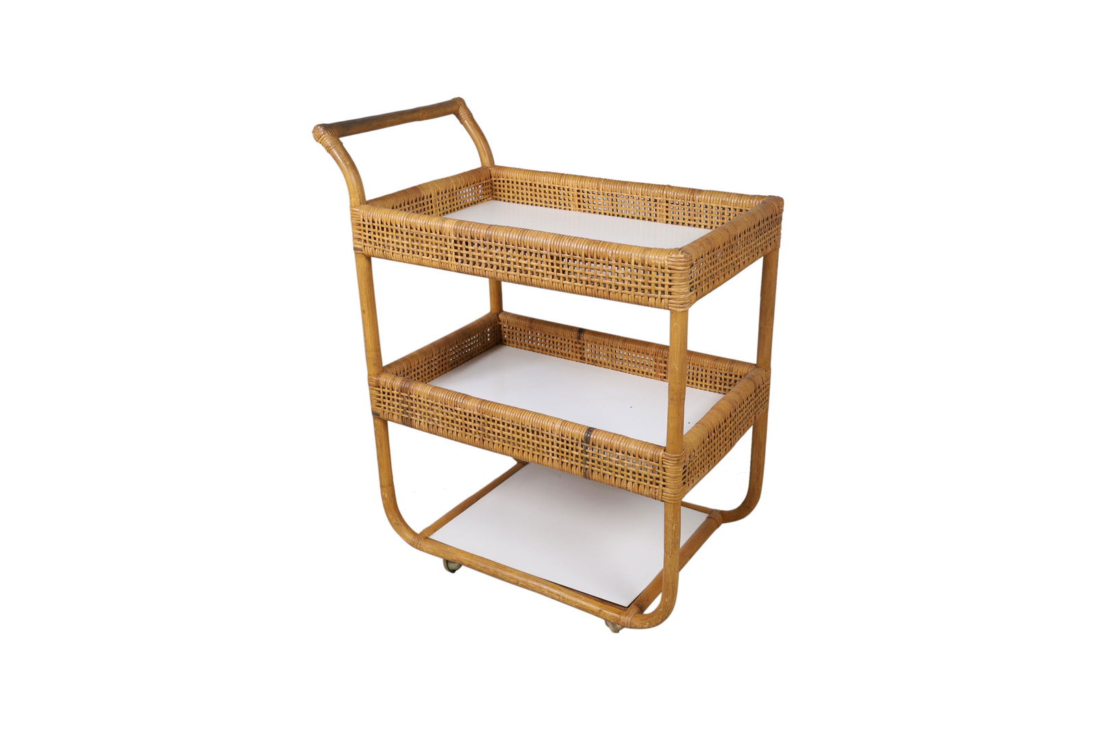 Bielecky Bros Style - Rattan Tea Cart (1 of 3)