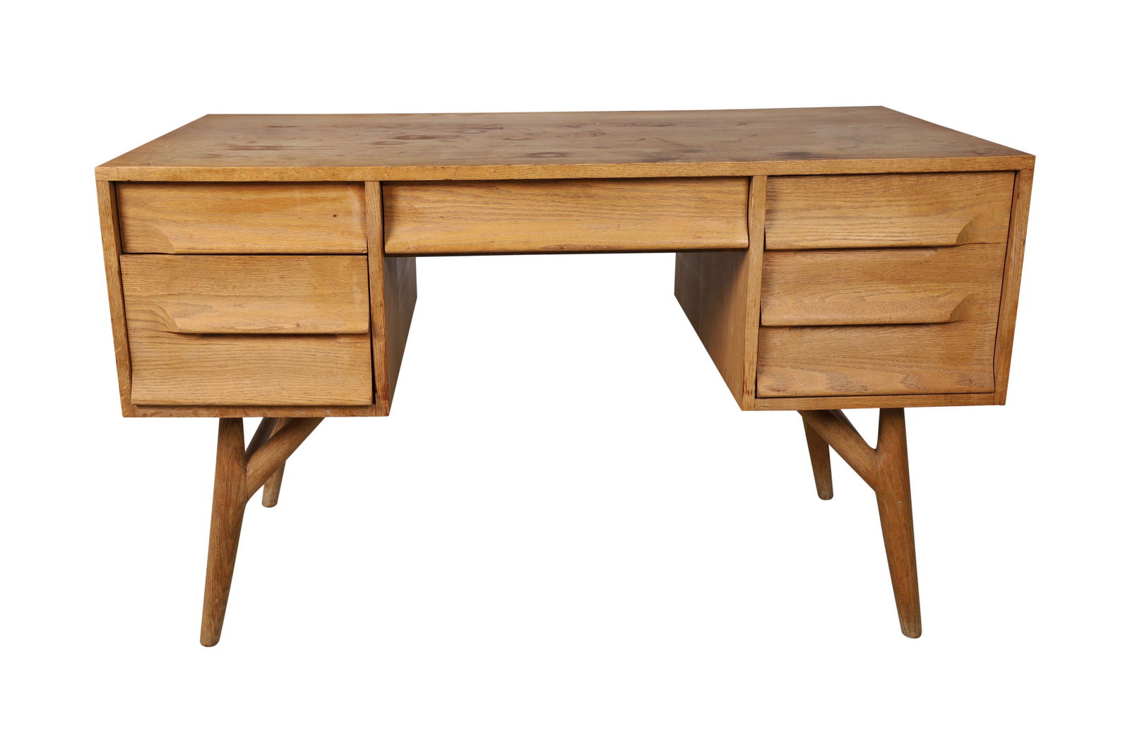 Danish Style Oak Desk (1 of 5)