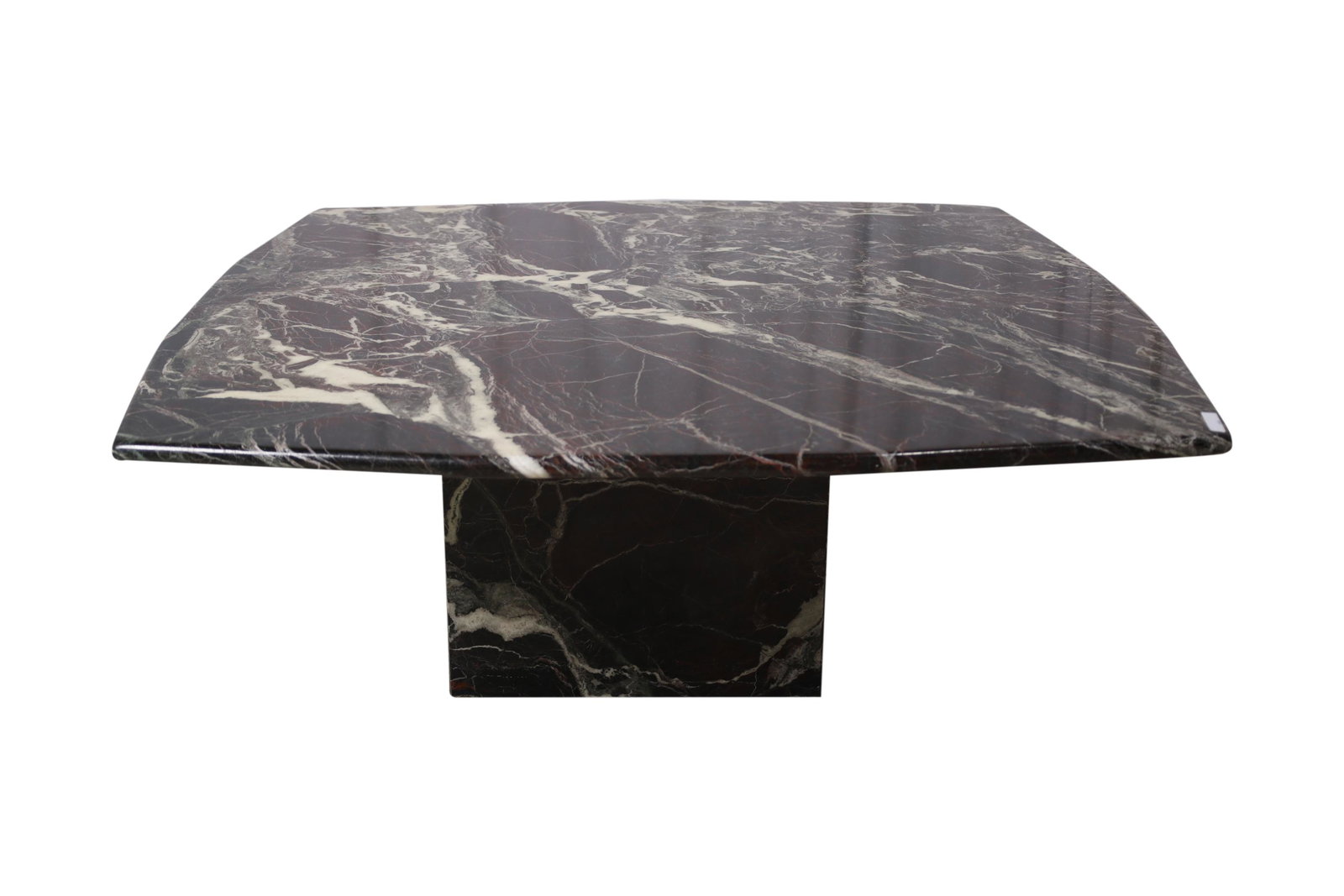 Rouge Marble Coffee Table: Description - Rouge marble coffee table. Dimensions - 16" x 39.5"