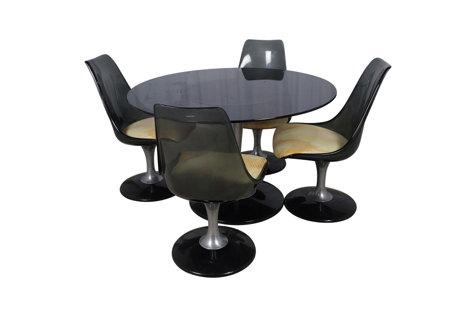 Lucite, Chrome and Glass Kitchen Set - 5 Piece (1 of 3)