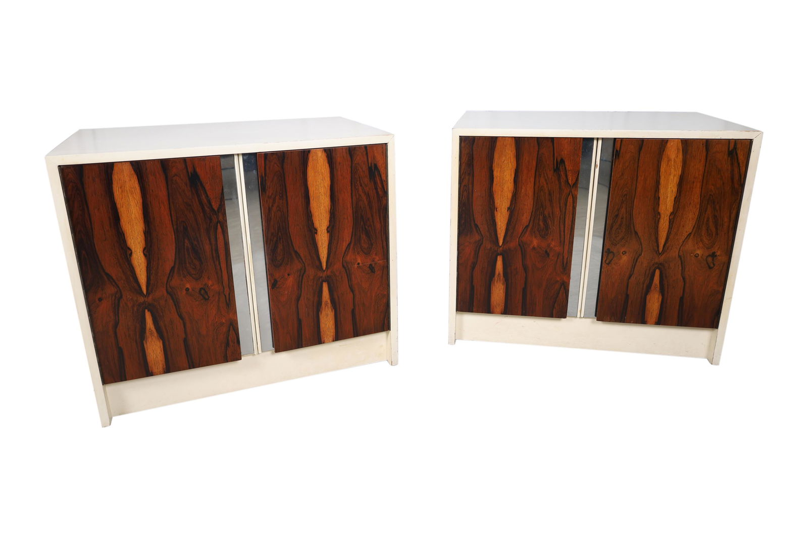 Milo Baughman Style Rosewood Nightstands (1 of 3)