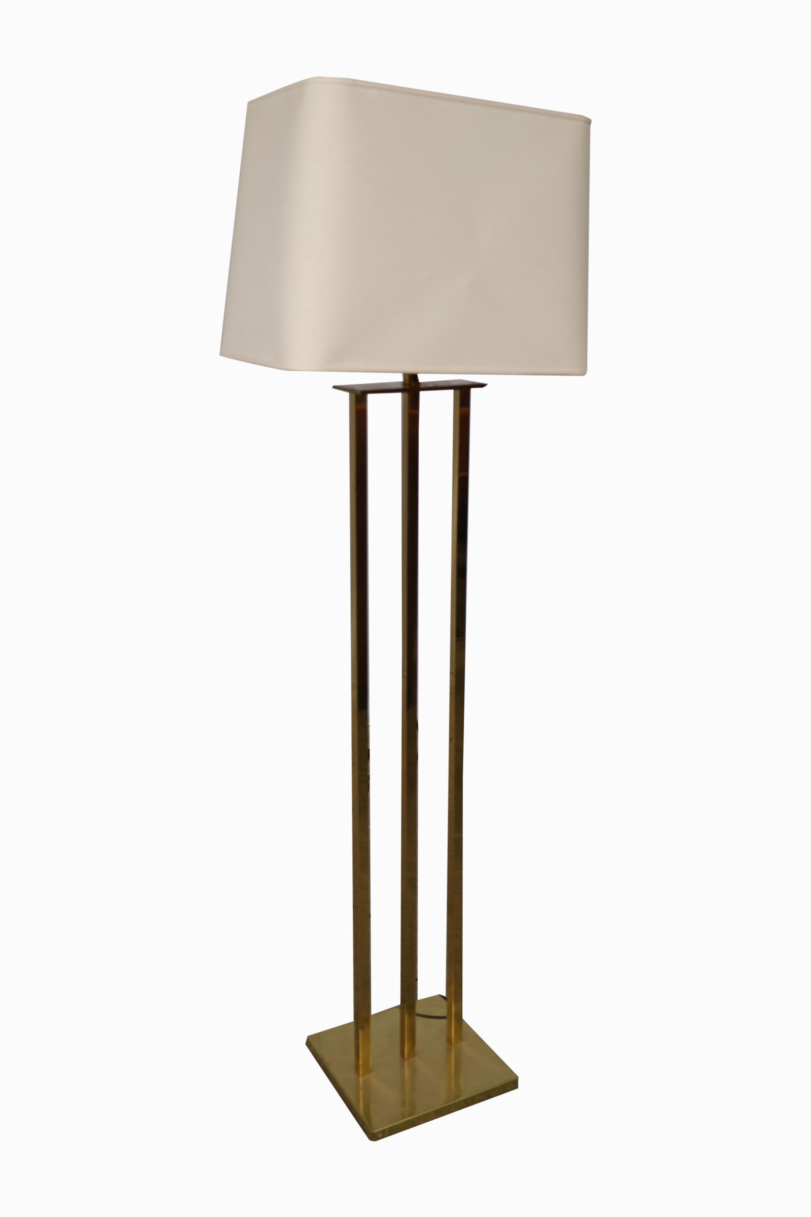 Brass 3 Bar Floor Lamp (1 of 3)