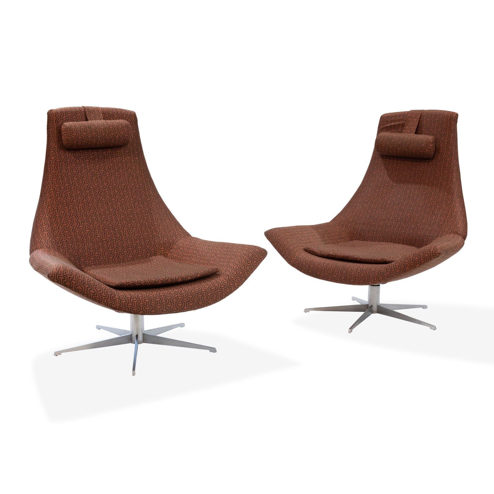 Italian Swivel Lounge Chairs (1 of 2)