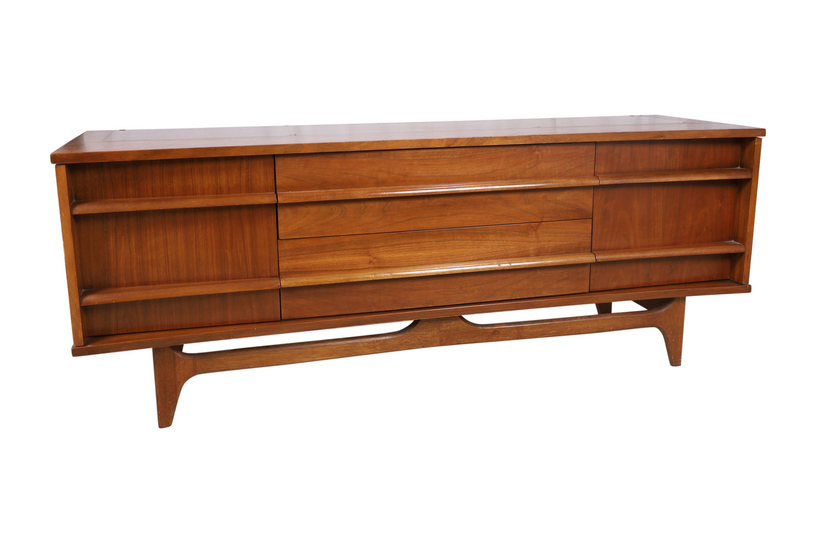 Young MFG - Walnut Concave Credenza (1 of 4)