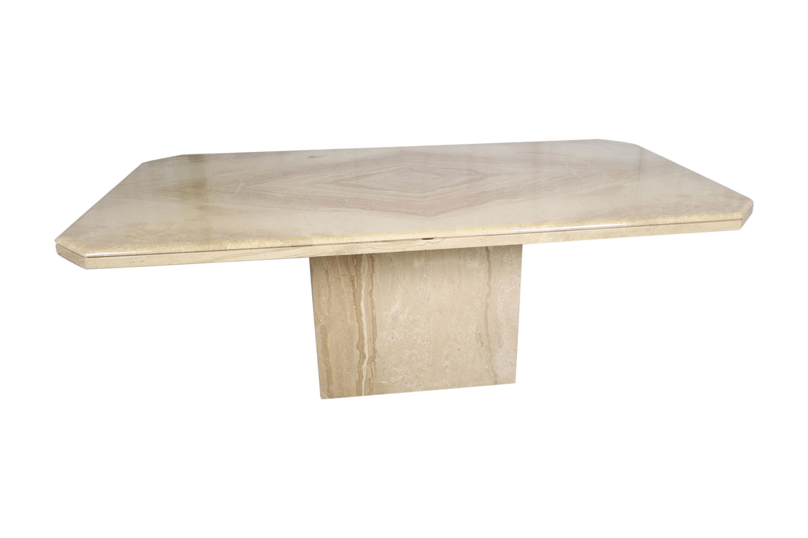 Travertine Dining Table (1 of 5)