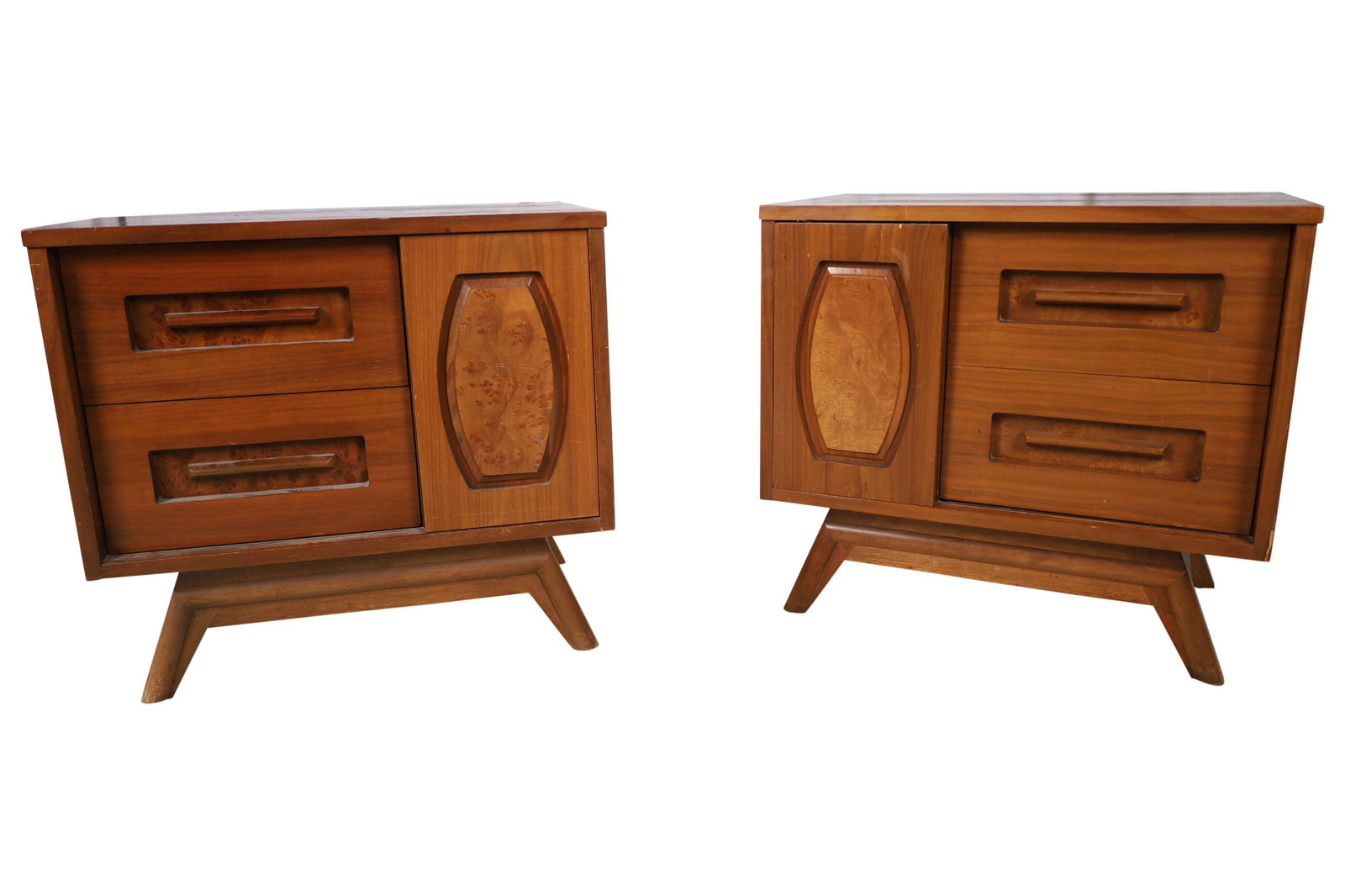 Mid Century Walnut Nightstands (1 of 6)