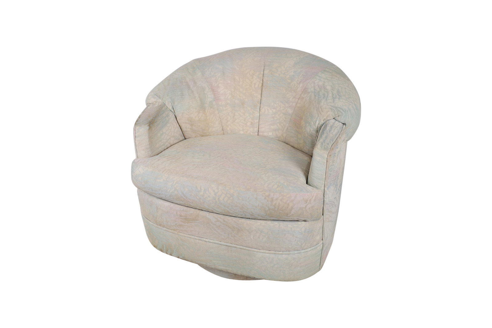 Milo Baughman Style - Swivel Chair: Description - Milo Baughman Style Comfort Designs swivel chair. Dimensions - 32" x 35" x 32"