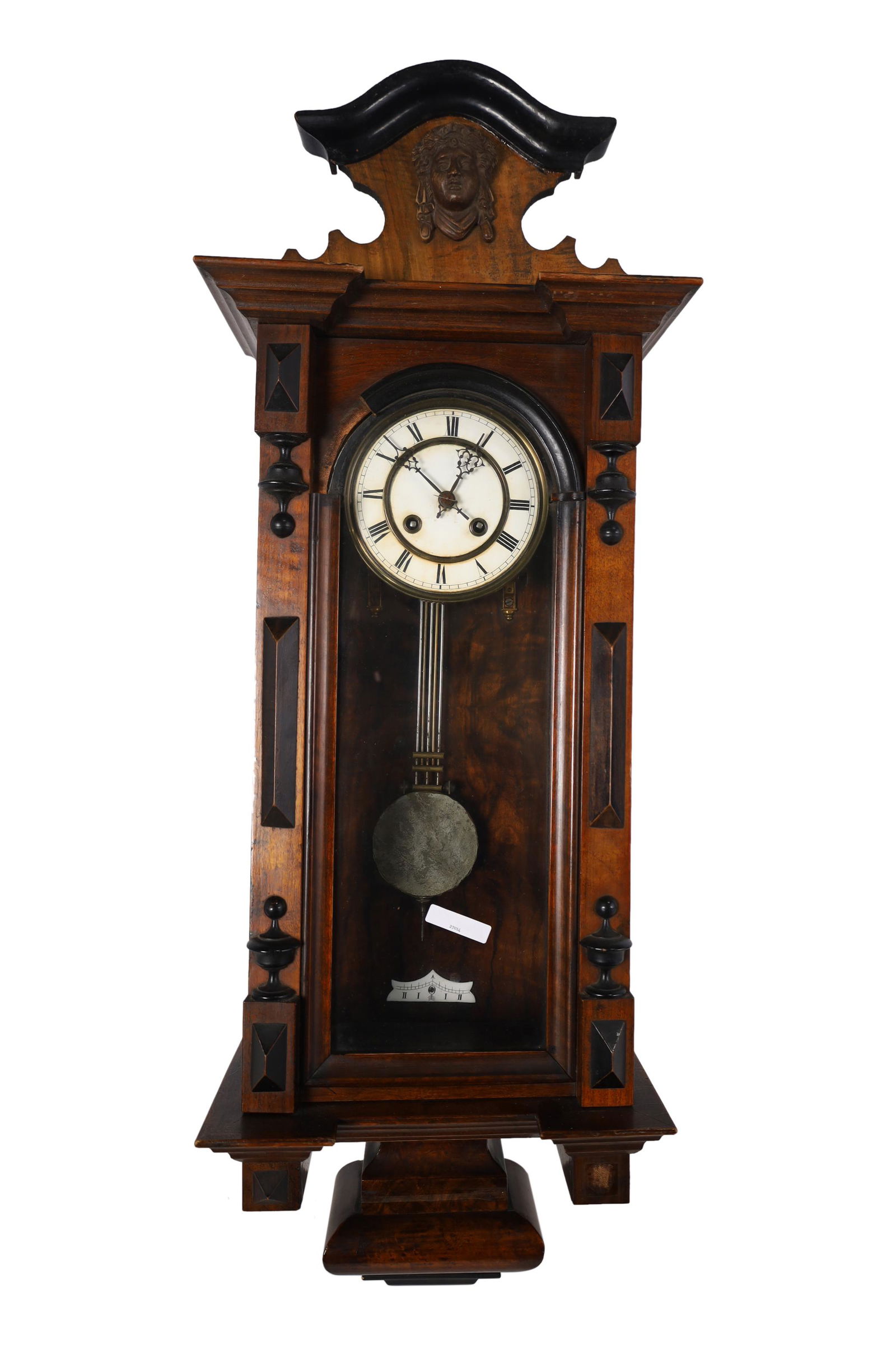 Walnut Regulator Clock (1 of 5)