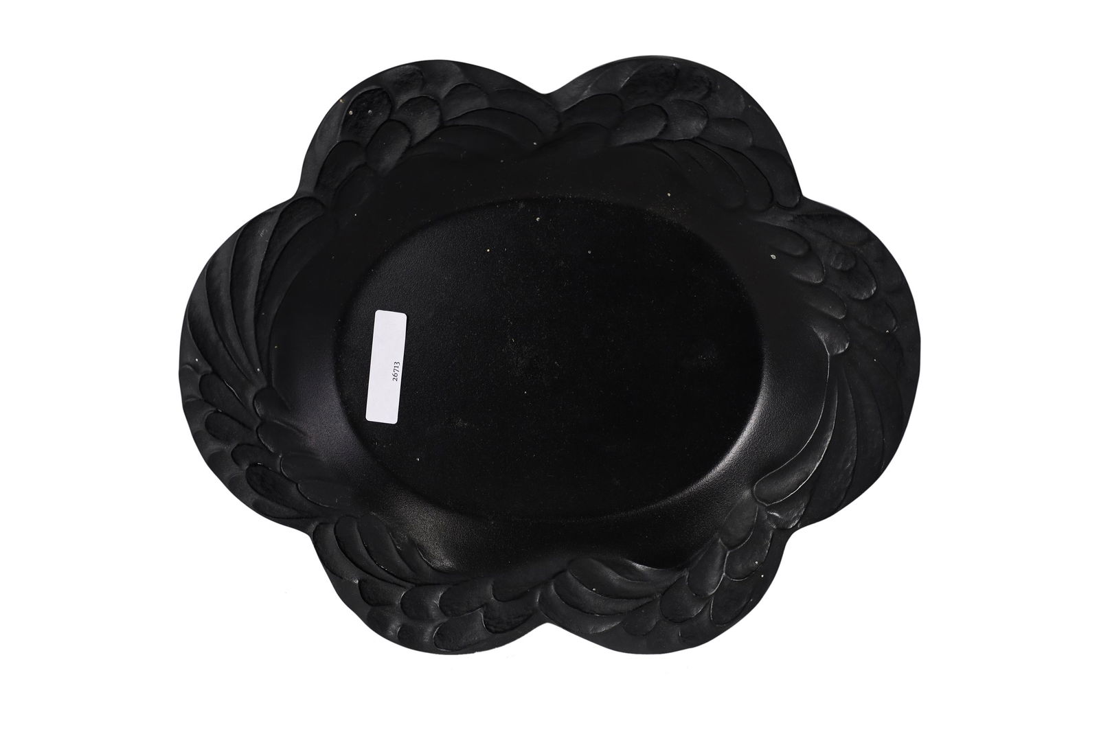 Signed Lalique - Basalt Tray (1 of 3)