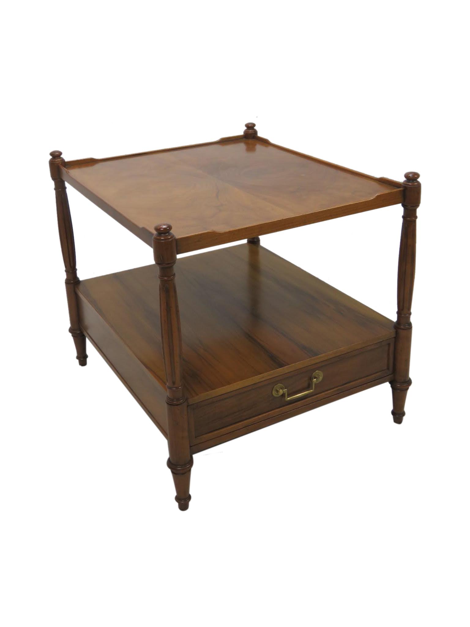 Baker - Walnut End Table (1 of 3)