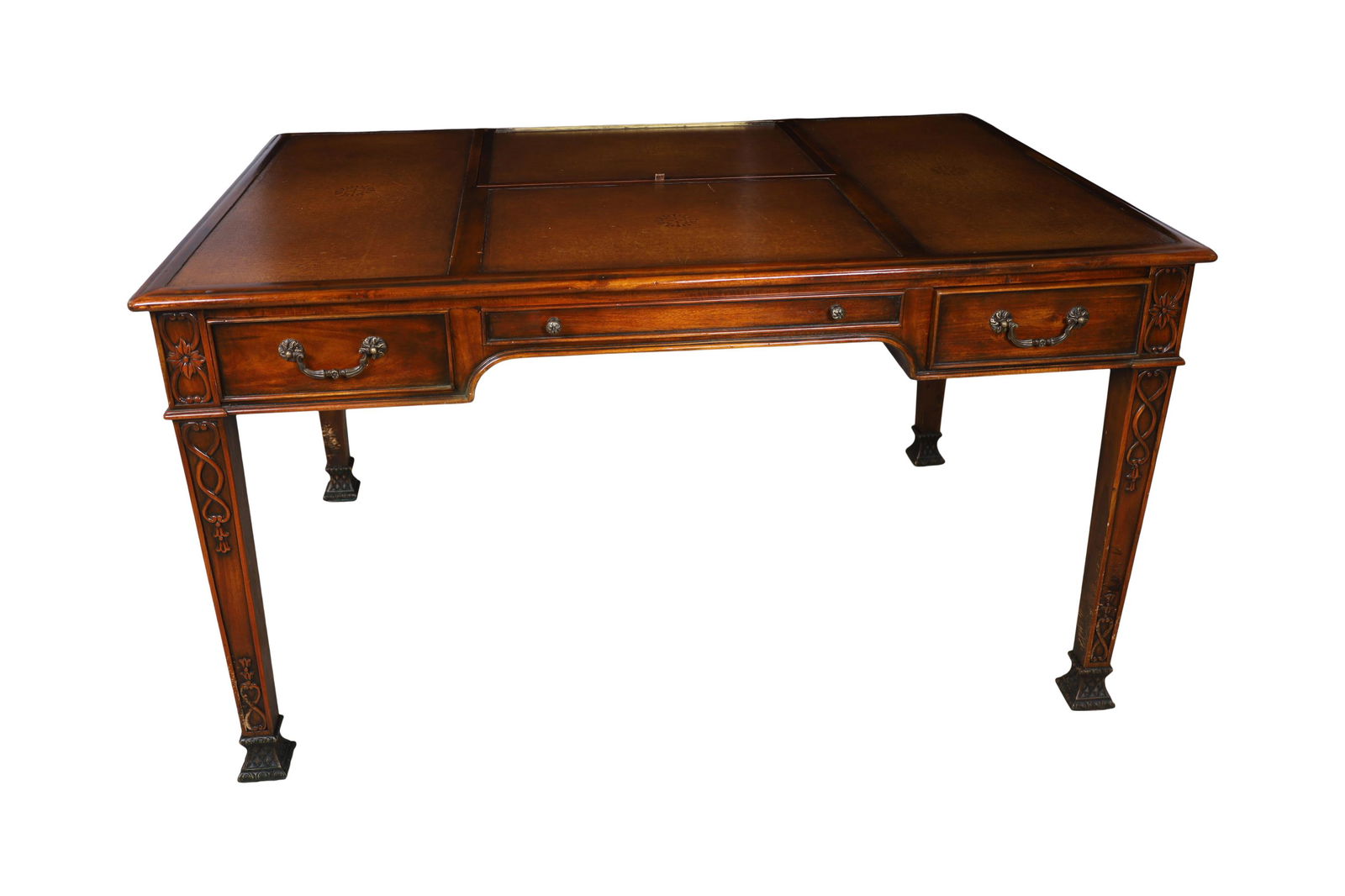 Theodore Alexander - Leather Top Desk (1 of 9)