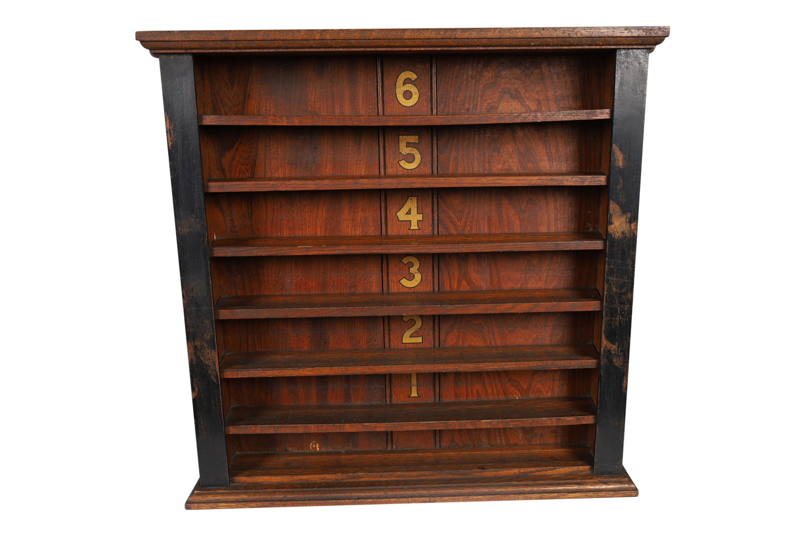 Brunswick Balke Collender - Oak Pool Ball Rack (1 of 3)