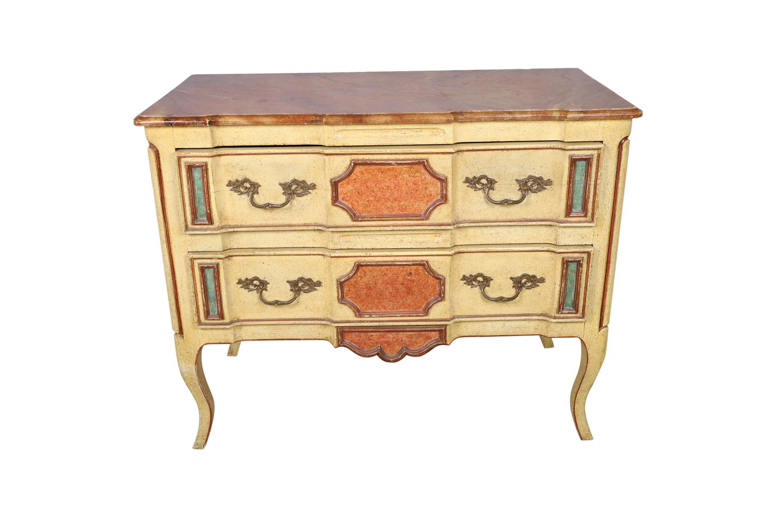 French Style Painted Commode (1 of 3)