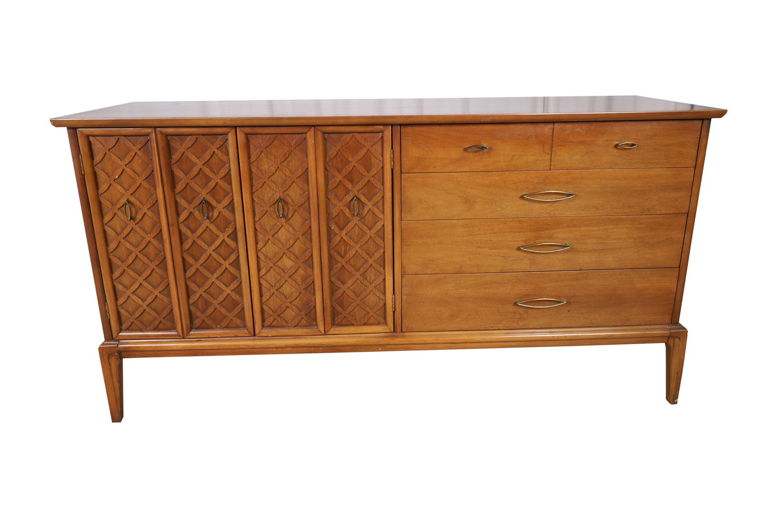 Mid Century Walnut Credenza (1 of 7)