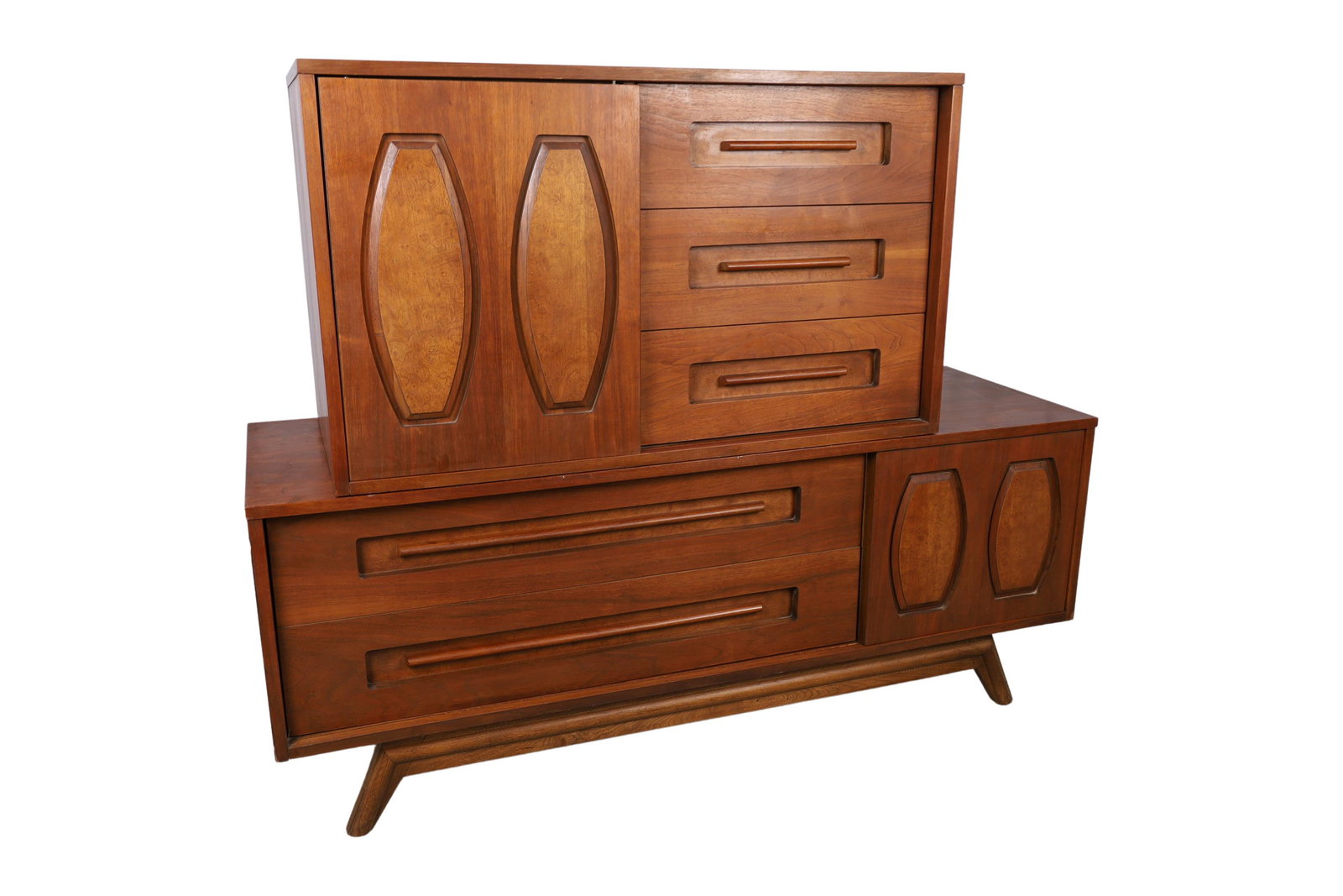 Young MFG - Walnut Chest on Chest (1 of 7)