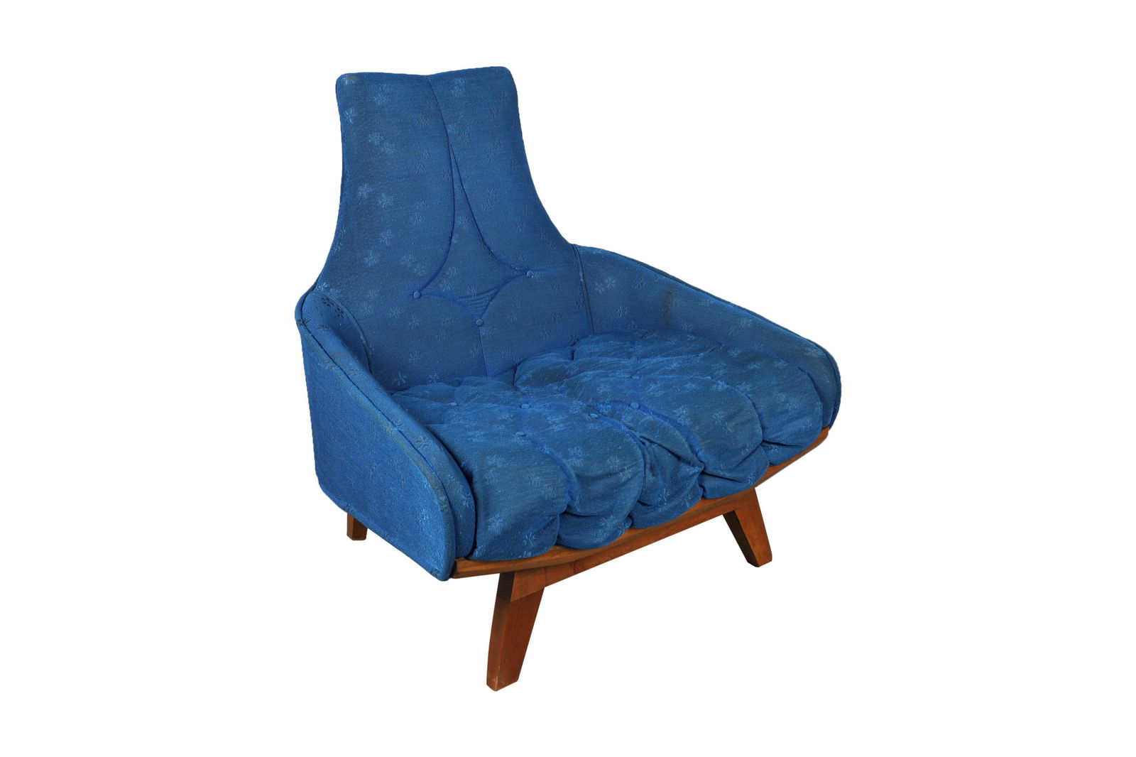 Arian Pearsall Style Oversized Lounge Chair: Description - Oversized lounge chair in the style of Adrian Pearsall. Dimensions - 40" x 38" x 33" seat height- 16"