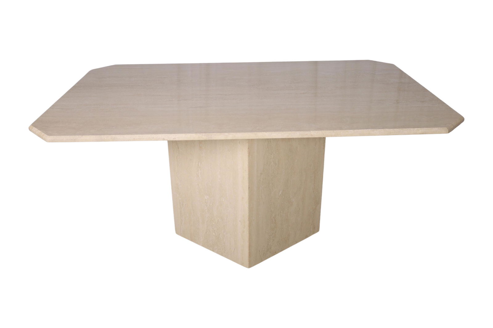Travertine Dining Table (1 of 4)