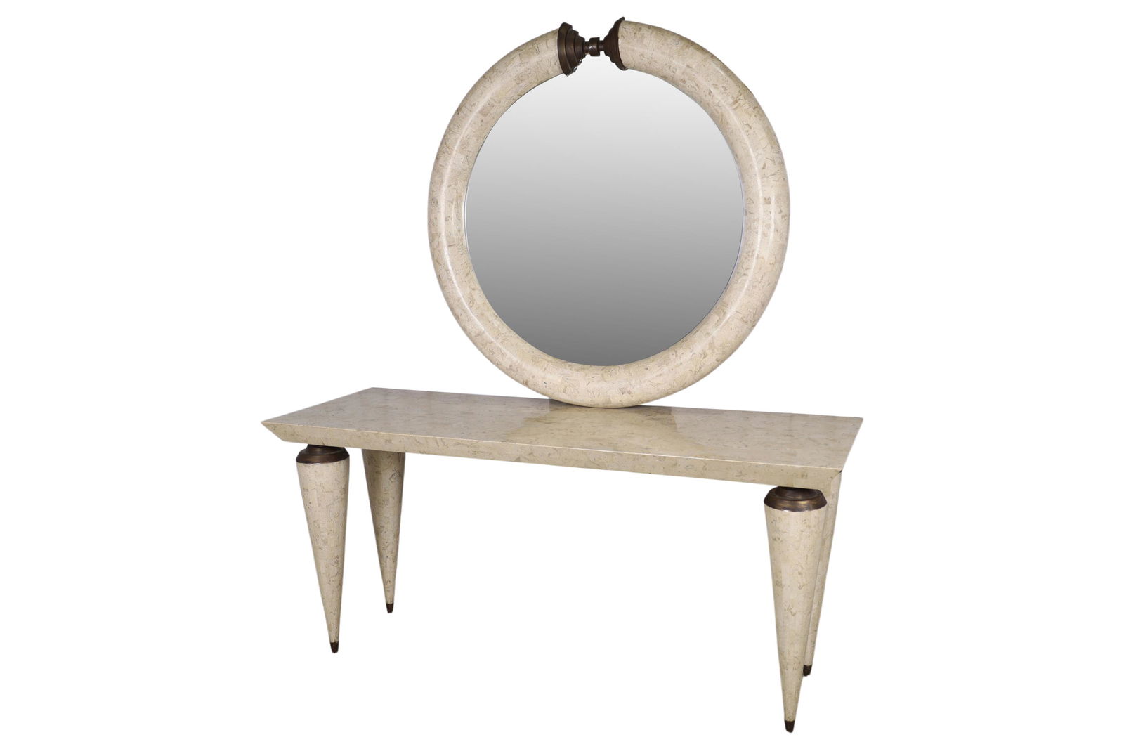 Tavola by Oggetti - Tessellated Marble Console (1 of 4)