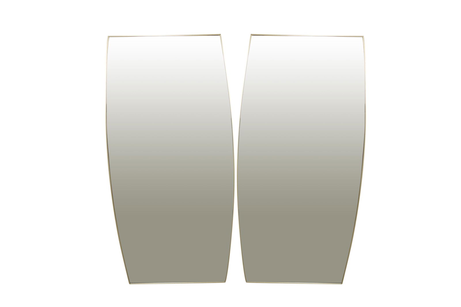 Brass Hexagon Mirrors - Pair (1 of 2)
