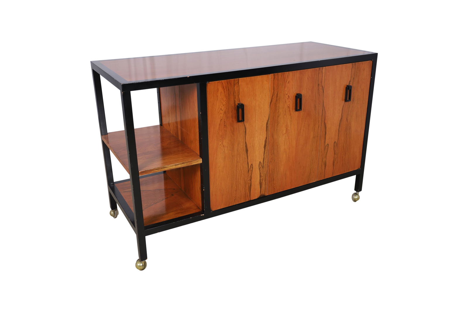 Mid Century Rosewood Bar Cart (1 of 6)