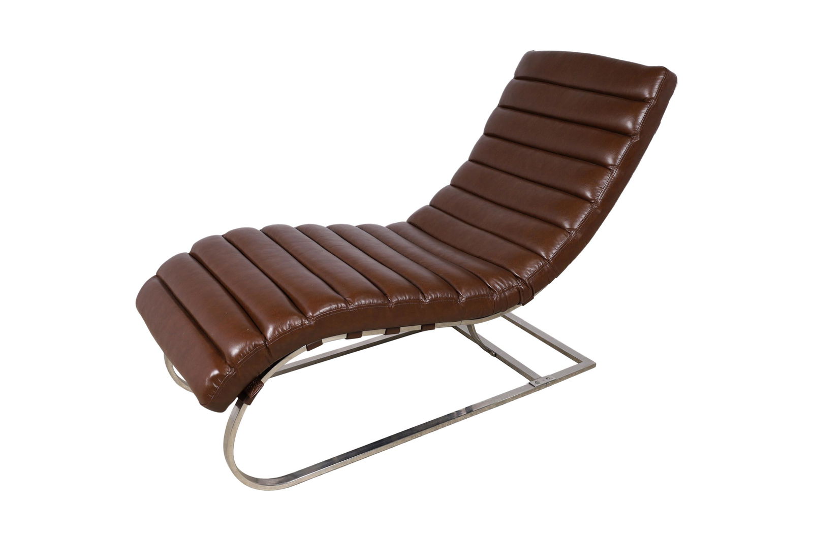 Mies Van Der Rohe Style Leather Chaise (1 of 5)