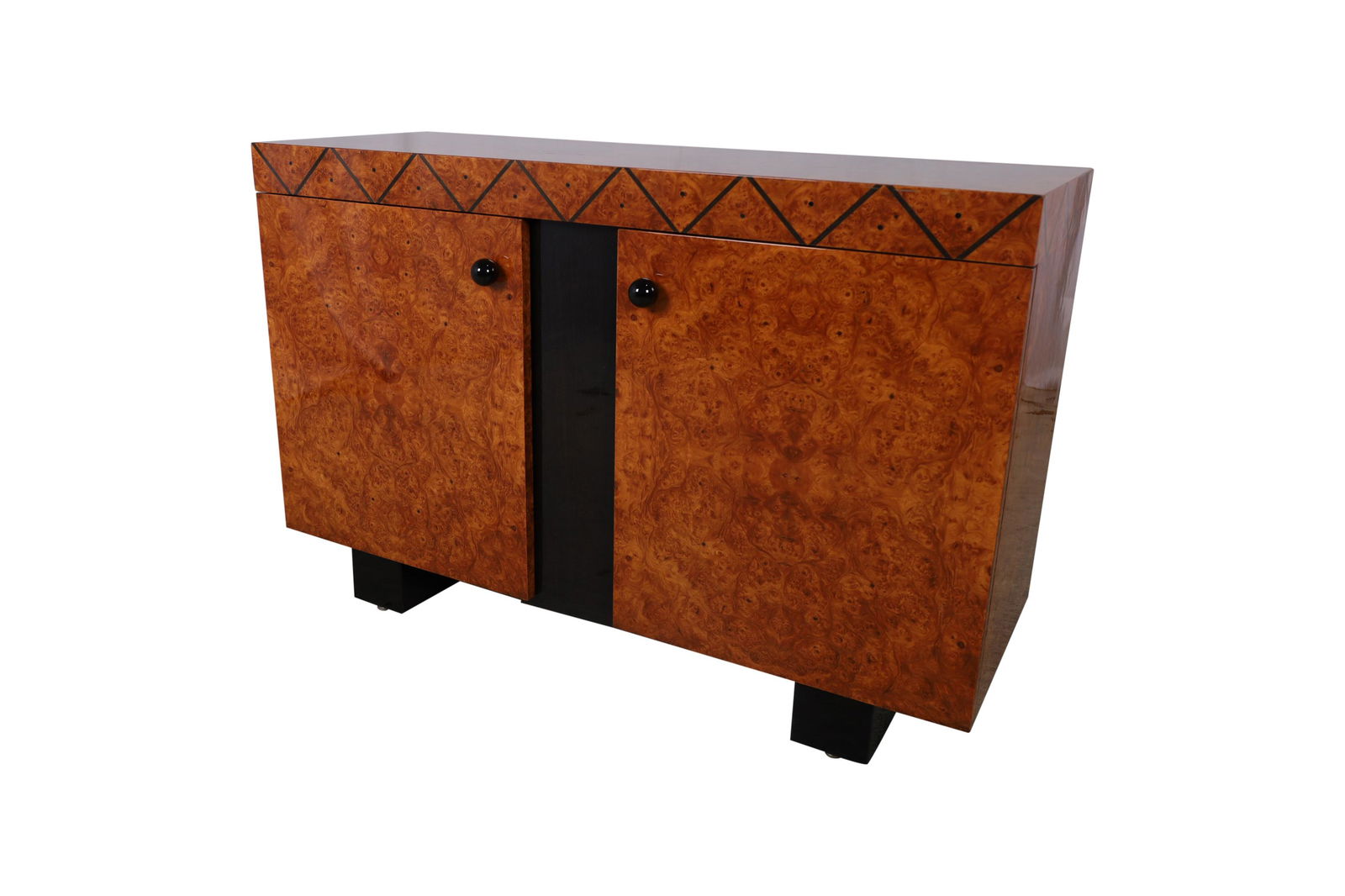 Biedermeier Style Burl Chest (1 of 3)