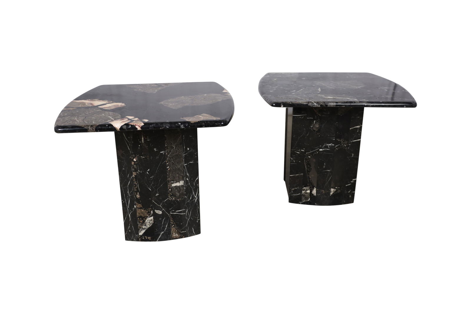 Marble End Tables - Pair (1 of 4)