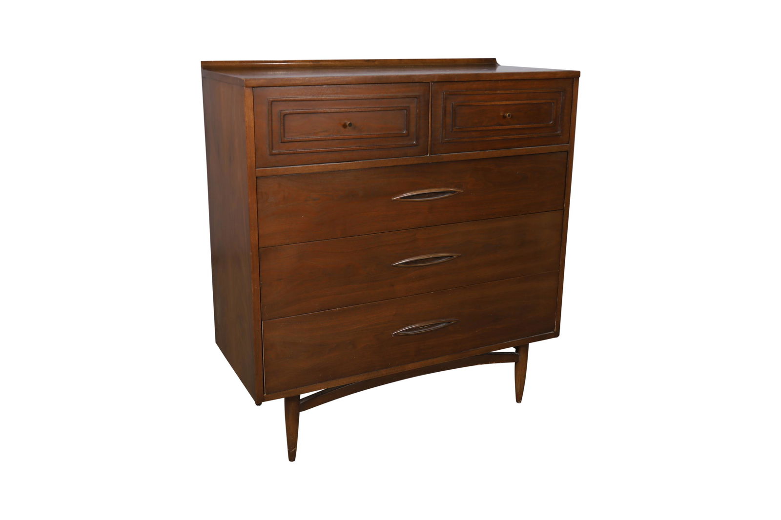 Danish Style Walnut High Chest (1 of 4)