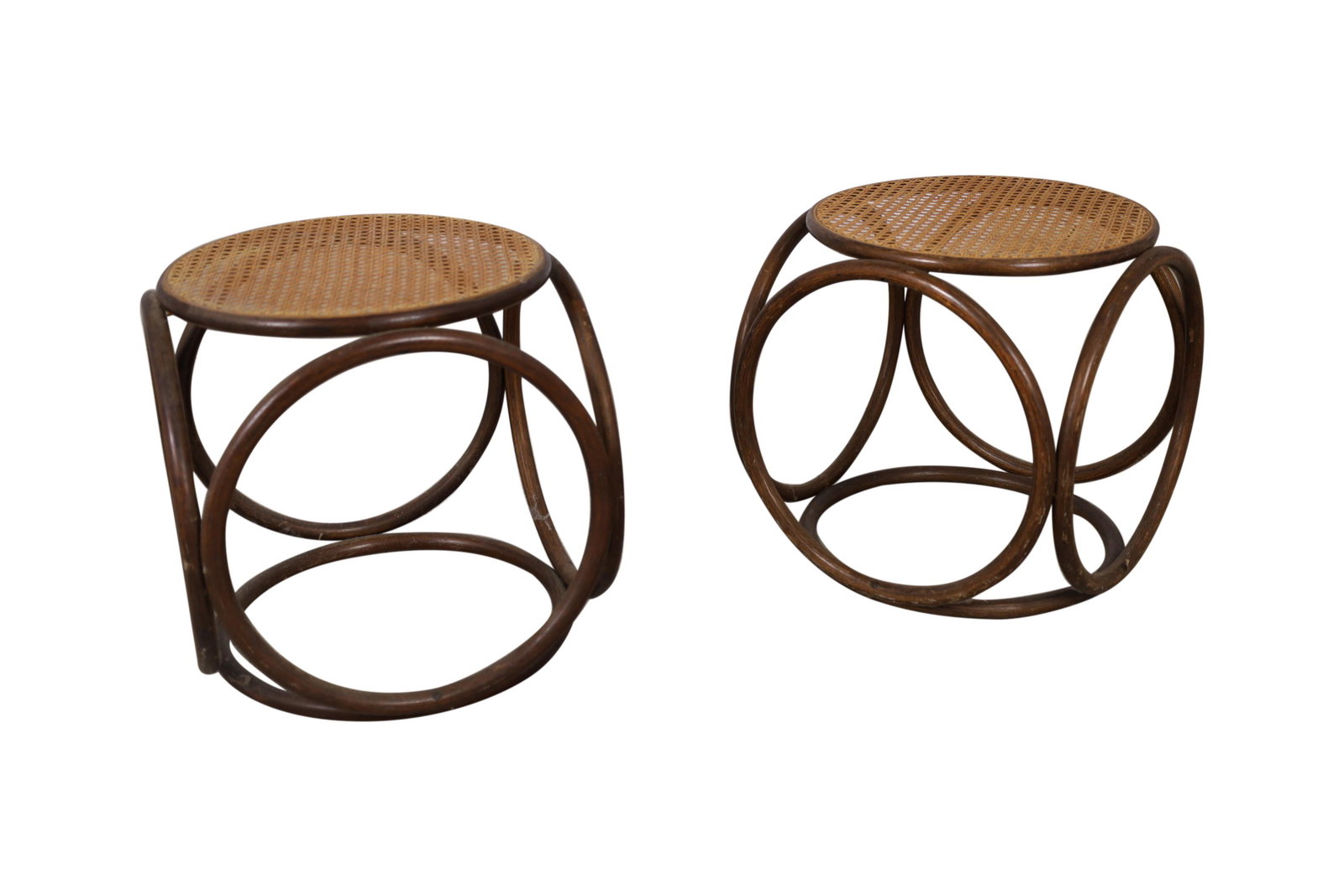 Bentwood Cane Stools (1 of 3)