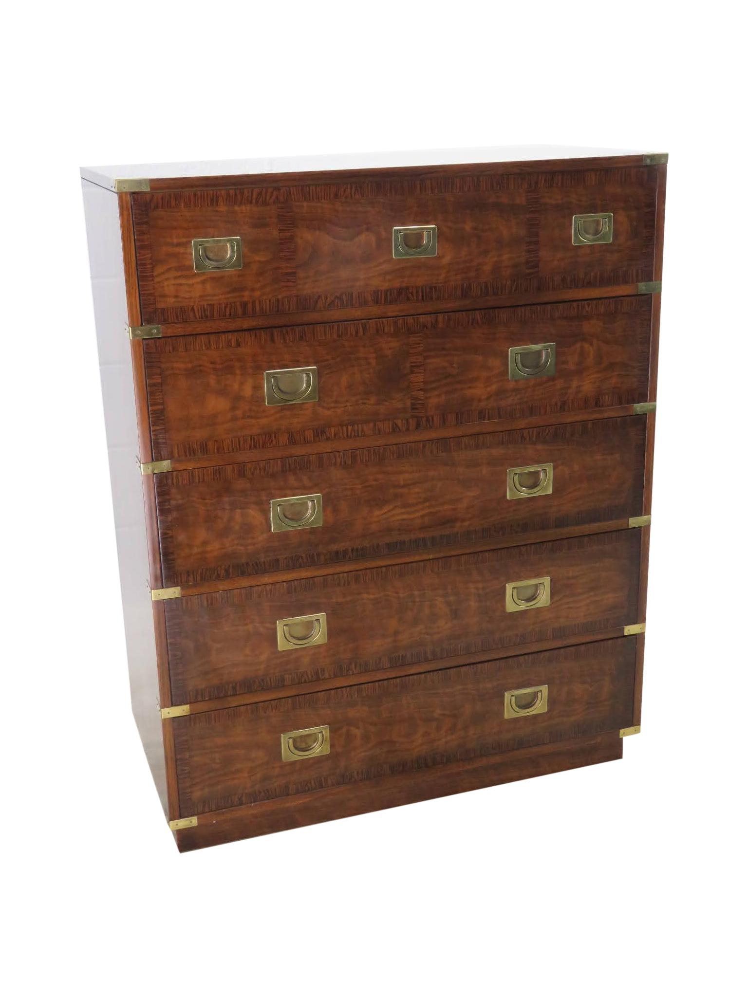 Drexel - Campaign Style High Chest (1 of 4)