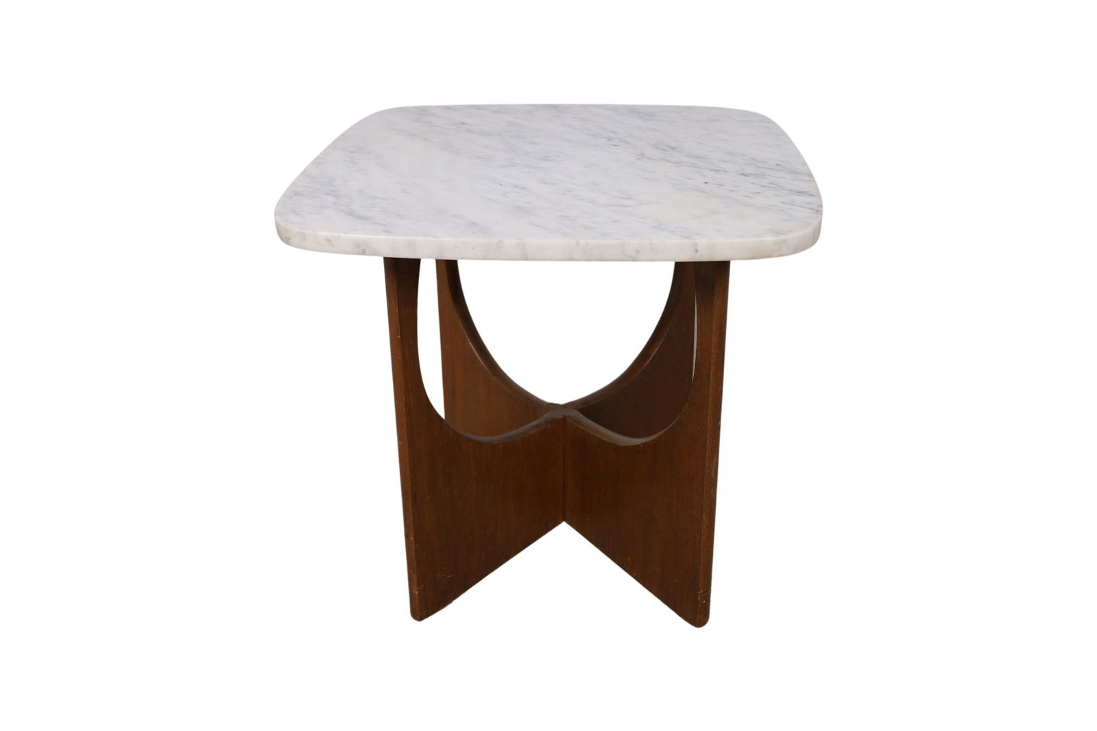 Pearsall Style Marble Top Table (1 of 3)