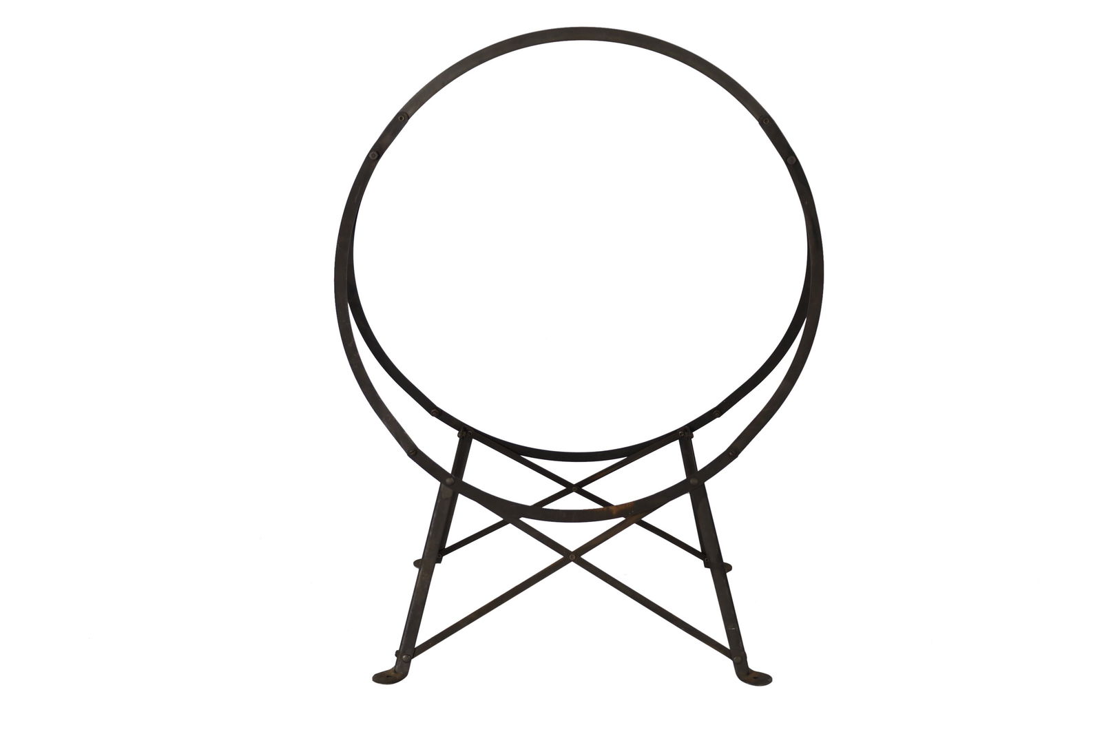 Black Metal Miniature Log Hoop (1 of 3)