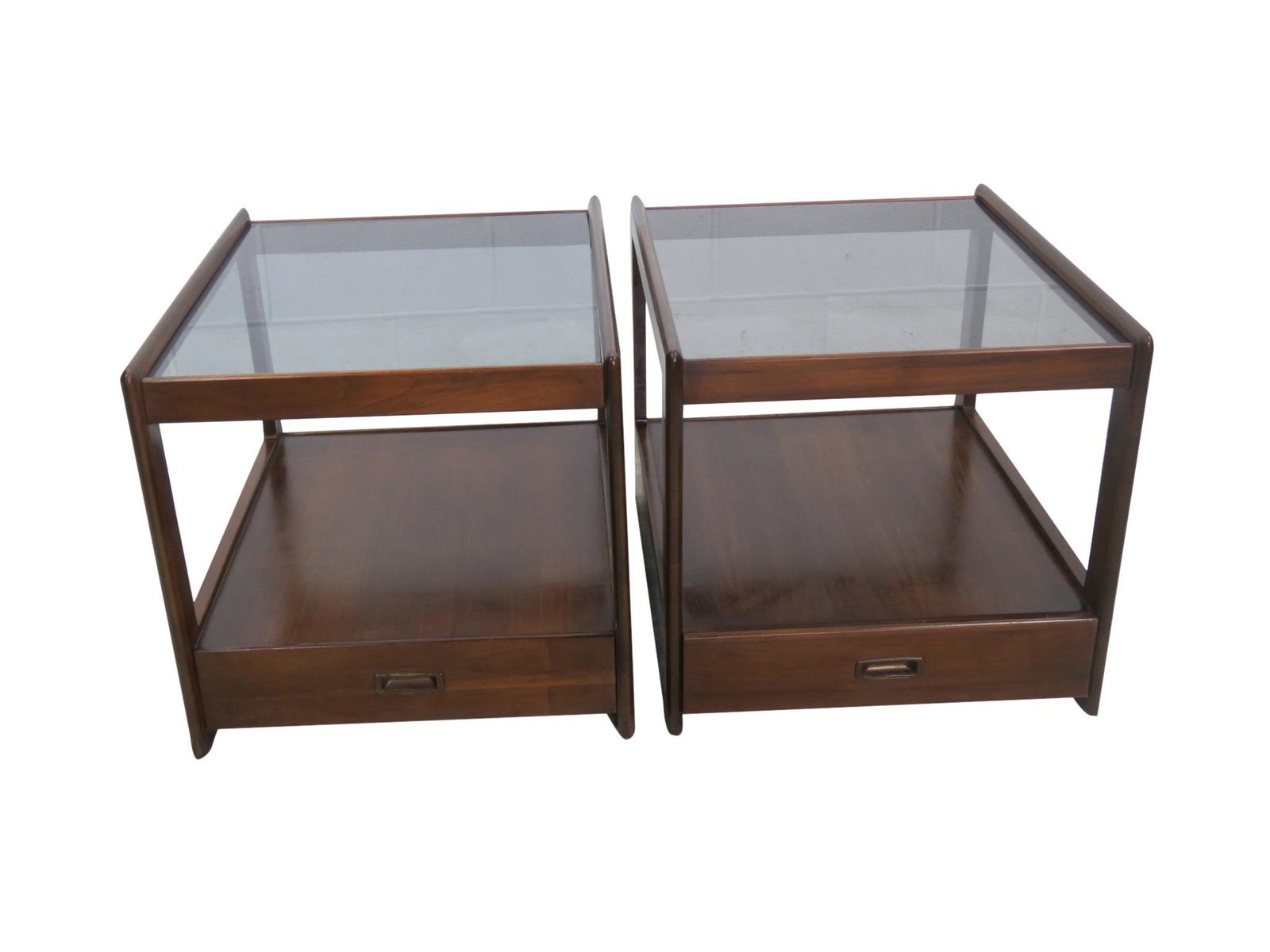 Mid Century End Tables - Pair (1 of 3)