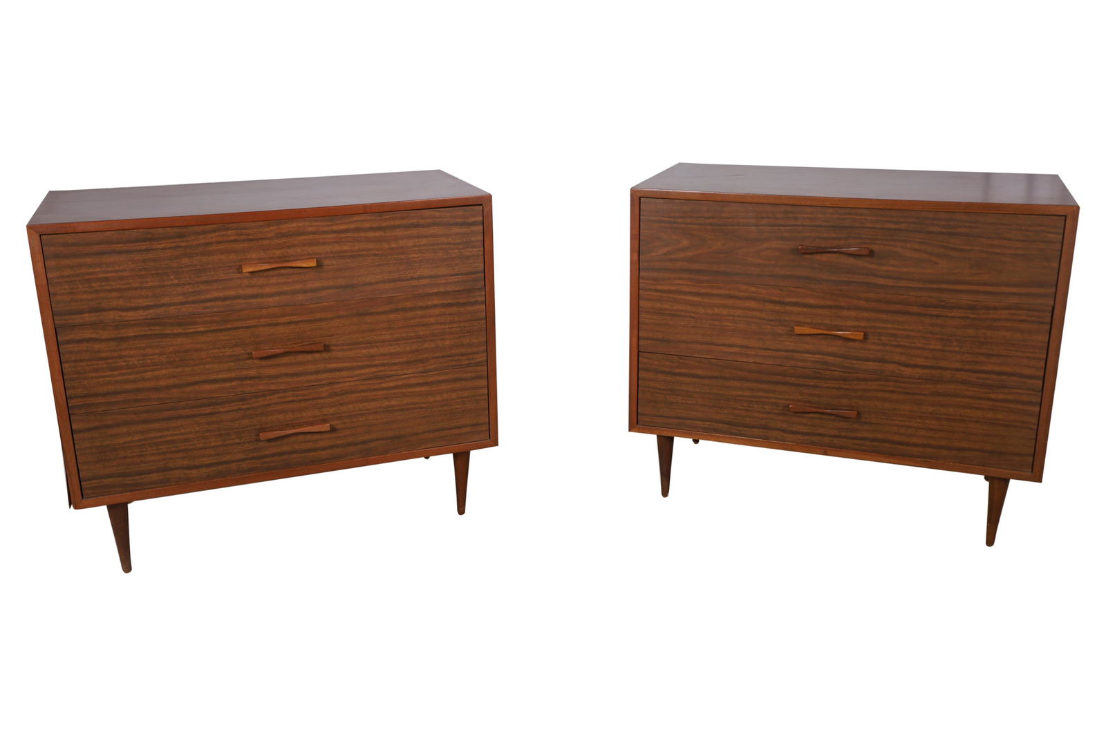 Danish Style Lamainte Chests - Pair (1 of 3)