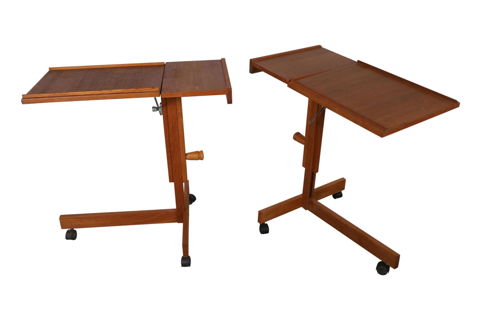 Danish Teak Adjustable Tray Tables (1 of 4)